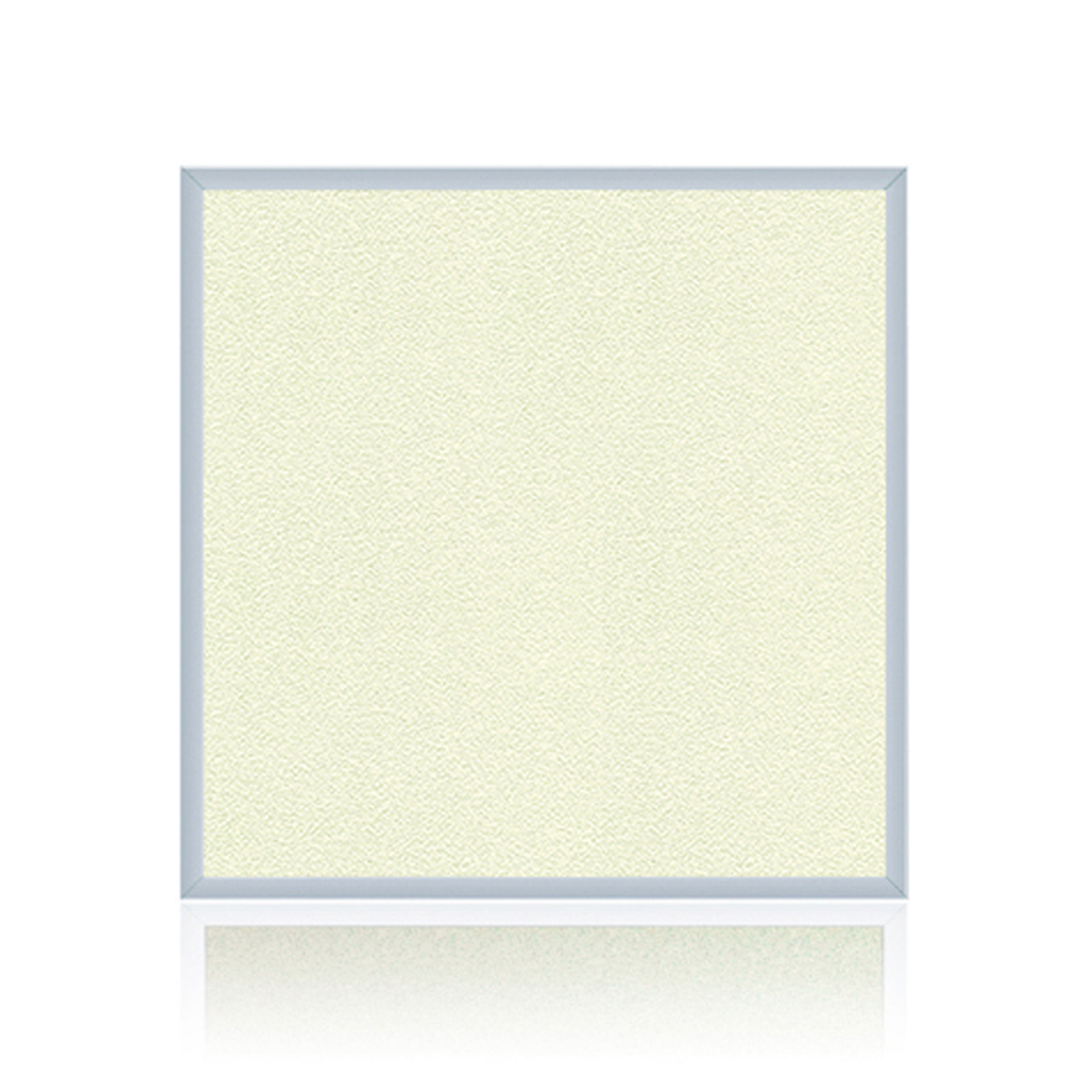 Ghent, Vinyl Bulletin Board w/Alum, 4ft.x4ft., Ivory, Color Finish Ivory, Model# AV44-185